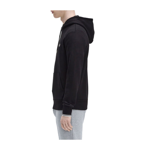 FRED PERRY Felpa con cappuccio Felpa Uomo con a tasca marsupio Nero - Francavilla Moda